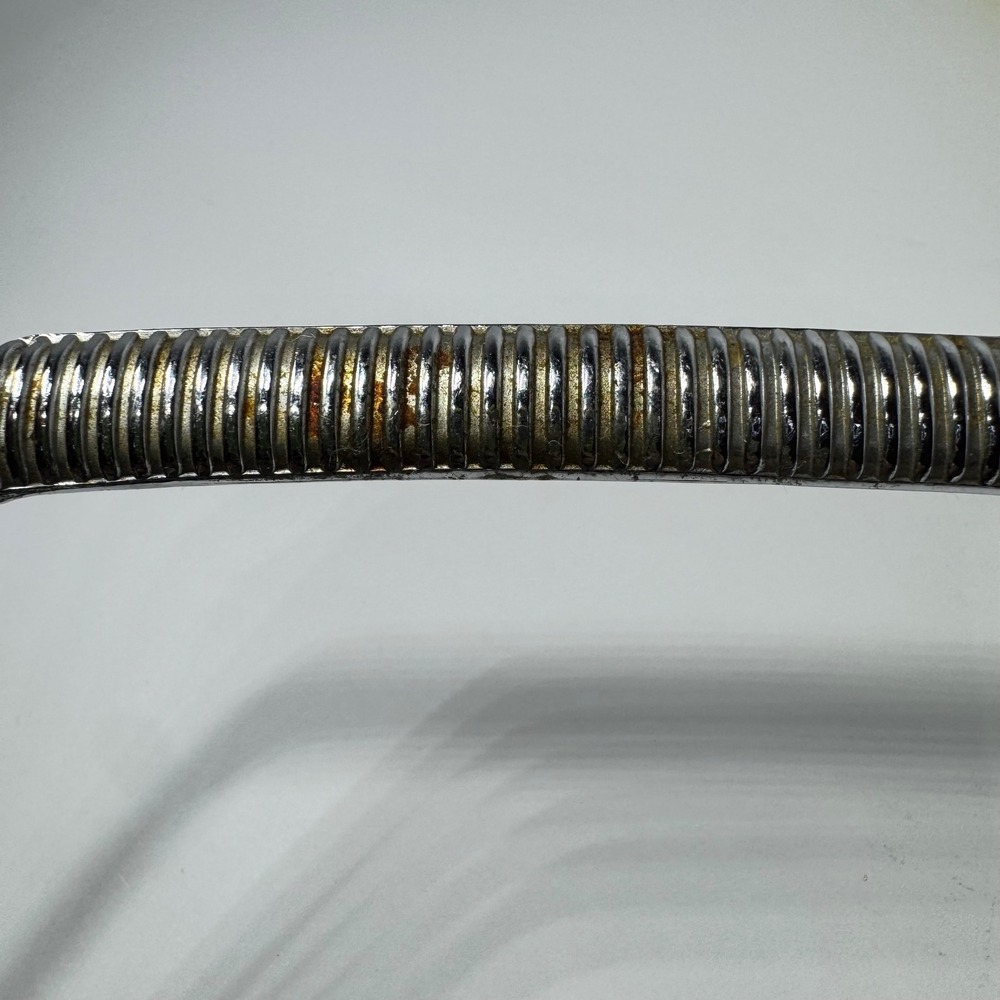 Vintage Corning Ware P-11-M Chrome‎ Serving Cradle Ribbed Handle Roaster Trivet - Picture 6 of 9